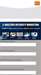 Mobile Screenshot of mastersintegritymarketing.com